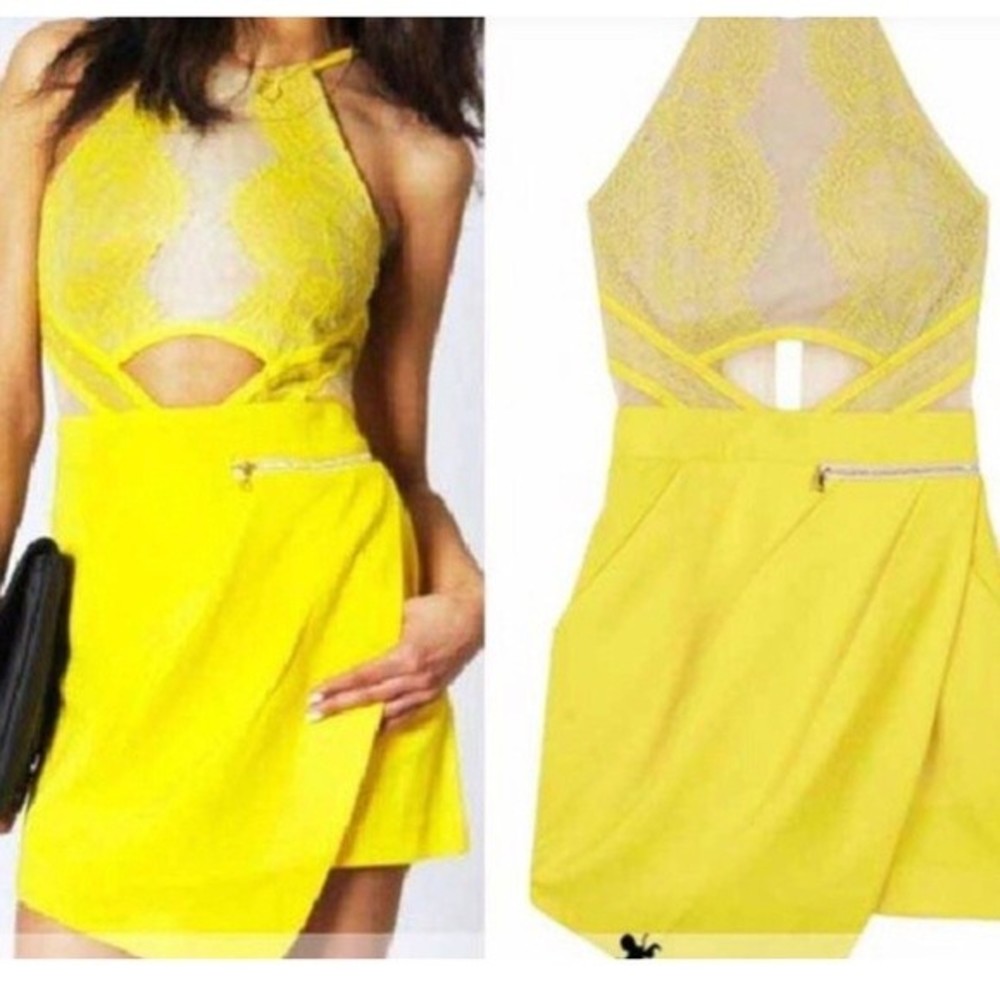 Lace Yellow Romper